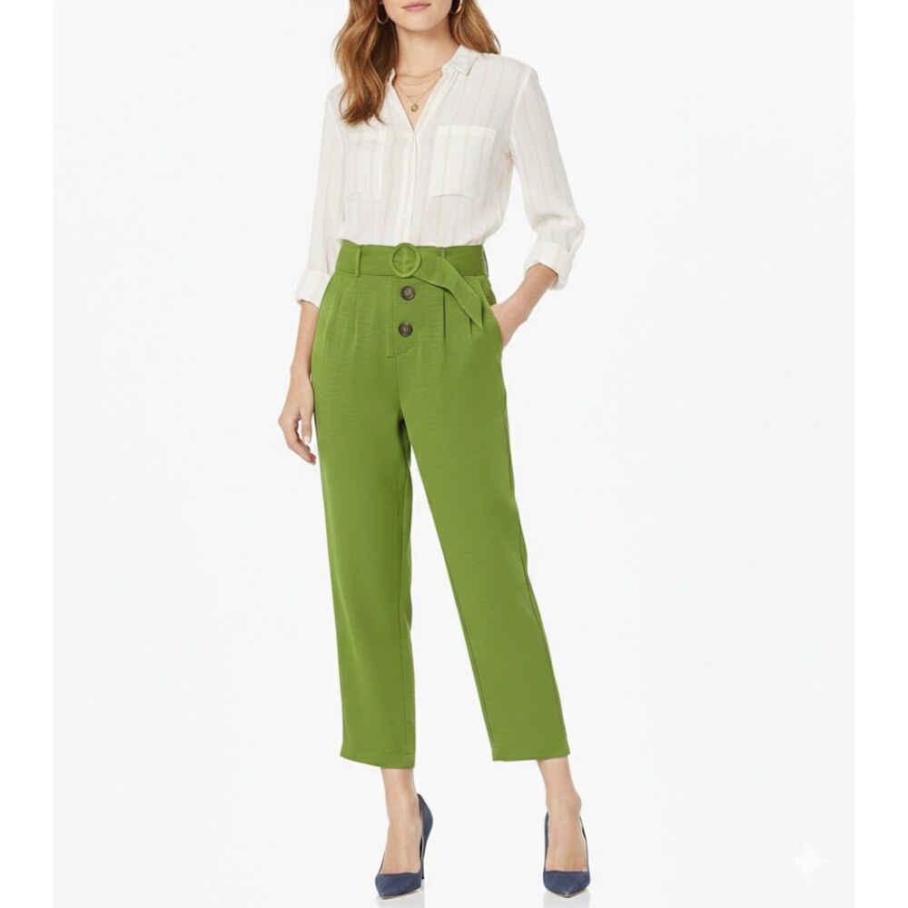 J.O.A. Women's Belted Crop Pants Size X-Small NWT